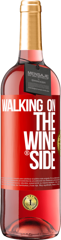 29,95 € | ロゼワイン ROSÉエディション Walking on the Wine Side® 赤いタグ. カスタマイズ可能なラベル 若いワイン 収穫 2023 Tempranillo