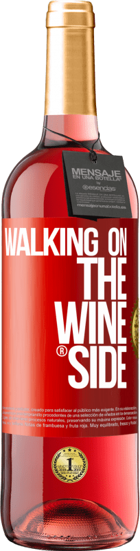 29,95 € | Roséwein ROSÉ Ausgabe Walking on the Wine Side® Rote Markierung. Anpassbares Etikett Junger Wein Ernte 2023 Tempranillo