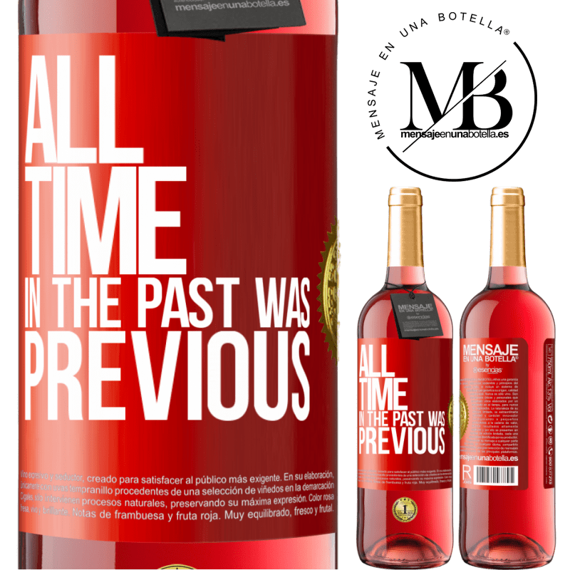 24,95 € Free Shipping | Rosé Wine ROSÉ Edition All time in the past, was previous Red Label. Customizable label Young wine Harvest 2021 Tempranillo