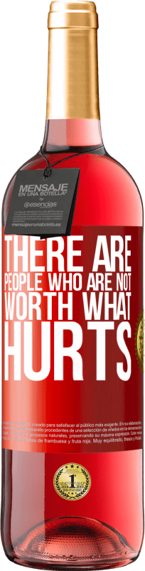 29,95 € | ロゼワイン ROSÉエディション 何が痛いの価値がない人がいます 赤いタグ. カスタマイズ可能なラベル 若いワイン 収穫 2025 Tempranillo