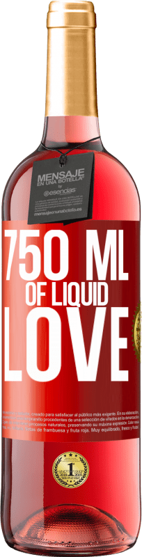 29,95 € | Rosé Wine ROSÉ Edition 750 ml of liquid love Red Label. Customizable label Young wine Harvest 2024 Tempranillo