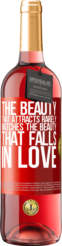 29,95 € | Розовое вино Издание ROSÉ Красота, которая привлекает, редко совпадает с красотой, которая влюбляет Красная метка. Настраиваемая этикетка Молодое вино Урожай 2025 Tempranillo
