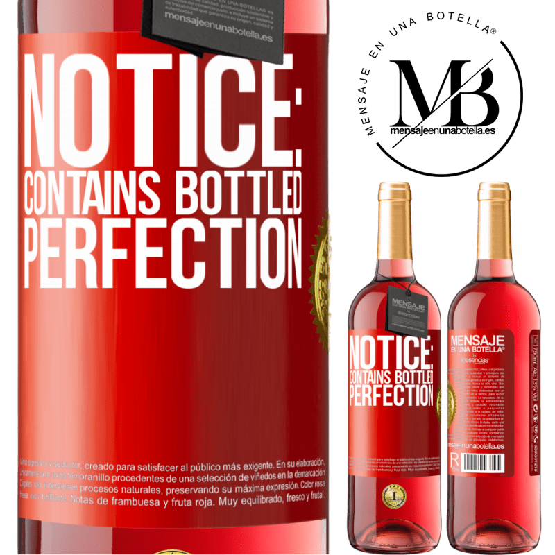 24,95 € Free Shipping | Rosé Wine ROSÉ Edition Notice: contains bottled perfection Red Label. Customizable label Young wine Harvest 2021 Tempranillo