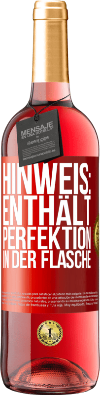 29,95 € | Roséwein ROSÉ Ausgabe Hinweis: Enthält Perfektion in der Flasche Rote Markierung. Anpassbares Etikett Junger Wein Ernte 2023 Tempranillo