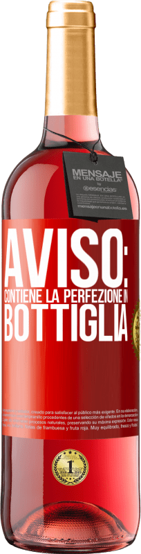 29,95 € | Vino rosato Edizione ROSÉ Avviso: contiene la perfezione in bottiglia Etichetta Rossa. Etichetta personalizzabile Vino giovane Raccogliere 2025 Tempranillo