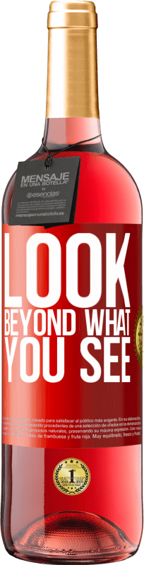 29,95 € Free Shipping | Rosé Wine ROSÉ Edition Look beyond what you see Red Label. Customizable label Young wine Harvest 2022 Tempranillo