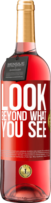 29,95 € Free Shipping | Rosé Wine ROSÉ Edition Look beyond what you see Red Label. Customizable label Young wine Harvest 2025 Tempranillo