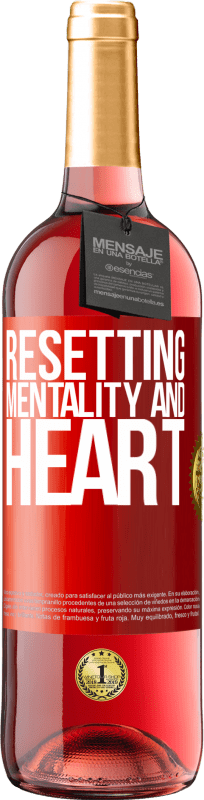 29,95 € | Rosé Wine ROSÉ Edition Resetting mentality and heart Red Label. Customizable label Young wine Harvest 2025 Tempranillo