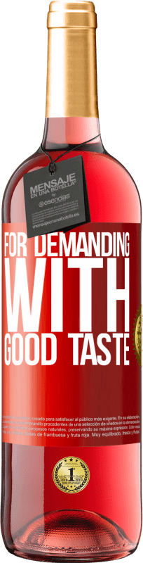 29,95 € | 桃红葡萄酒 ROSÉ版 要求高，味道好 红色标签. 可自定义的标签 青年酒 收成 2023 Tempranillo