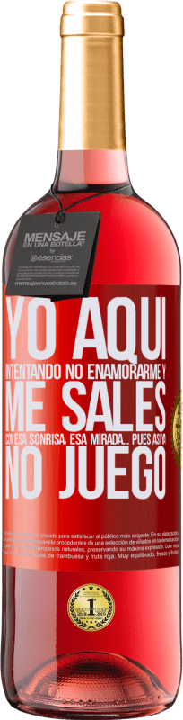 «Yo aquí, intentando no enamorarme y me sales con esa sonrisa, esa mirada… pues así ya no juego» Edición ROSÉ