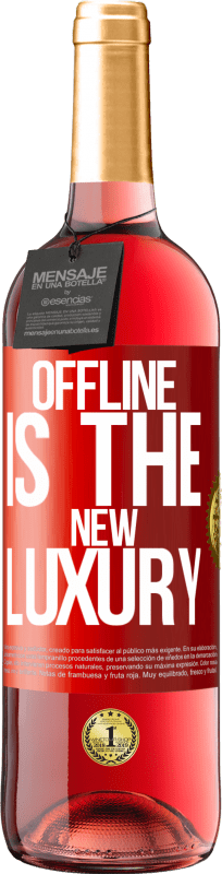 29,95 € Free Shipping | Rosé Wine ROSÉ Edition Offline is the new luxury Red Label. Customizable label Young wine Harvest 2025 Tempranillo