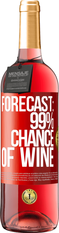 «予測：ワインの99％の確率» ROSÉエディション