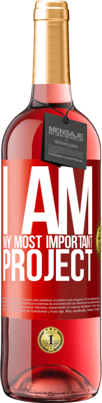 29,95 € | Rosé Wine ROSÉ Edition I am my most important project Red Label. Customizable label Young wine Harvest 2023 Tempranillo