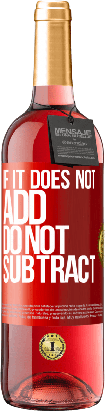 29,95 € 送料無料 | ロゼワイン ROSÉエディション 加算しない場合、減算しないでください 赤いタグ. カスタマイズ可能なラベル 若いワイン 収穫 2025 Tempranillo