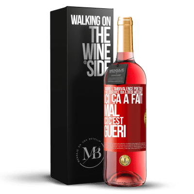 «J'adore l'ambivalence poétique d'une cicatrice qui a deux messages: ici ça a fait mal, ici c'est guéri» Édition ROSÉ