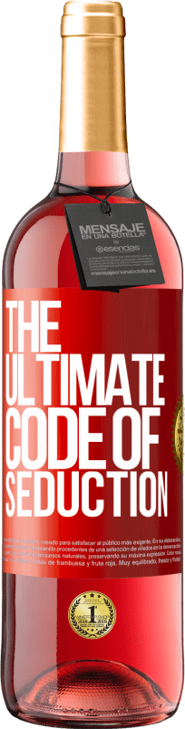 29,95 € | 桃红葡萄酒 ROSÉ版 The ultimate code of seduction 红色标签. 可自定义的标签 青年酒 收成 2025 Tempranillo