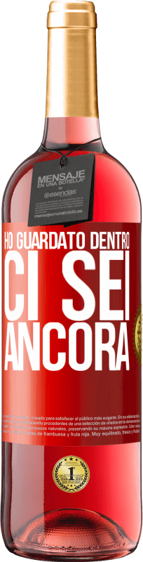 29,95 € | Vino rosato Edizione ROSÉ Ho guardato dentro. Ci sei ancora Etichetta Rossa. Etichetta personalizzabile Vino giovane Raccogliere 2025 Tempranillo