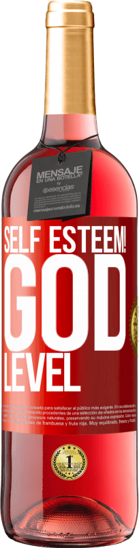 29,95 € | Rosé Wine ROSÉ Edition Self esteem! God level Red Label. Customizable label Young wine Harvest 2023 Tempranillo