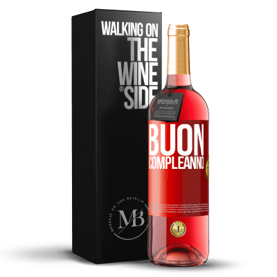 «Buon compleanno» Edizione ROSÉ