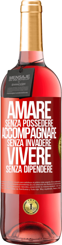 29,95 € Spedizione Gratuita | Vino rosato Edizione ROSÉ Amare senza possedere, accompagnare senza invadere, vivere senza dipendere Etichetta Rossa. Etichetta personalizzabile Vino giovane Raccogliere 2025 Tempranillo