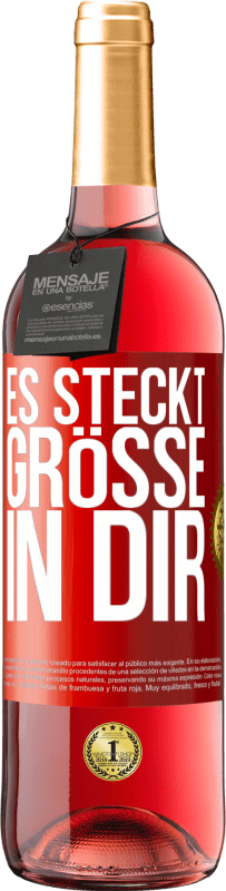 29,95 € | Roséwein ROSÉ Ausgabe Es steckt Größe in dir Rote Markierung. Anpassbares Etikett Junger Wein Ernte 2023 Tempranillo