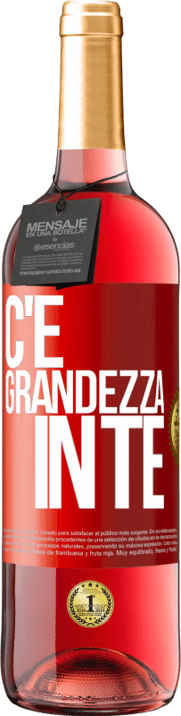 29,95 € | Vino rosato Edizione ROSÉ C'è grandezza in te Etichetta Rossa. Etichetta personalizzabile Vino giovane Raccogliere 2024 Tempranillo