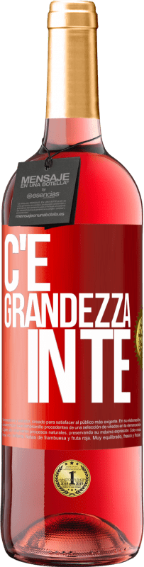 29,95 € Spedizione Gratuita | Vino rosato Edizione ROSÉ C'è grandezza in te Etichetta Rossa. Etichetta personalizzabile Vino giovane Raccogliere 2025 Tempranillo