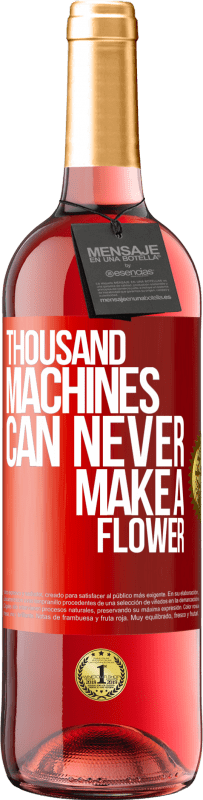 29,95 € | ロゼワイン ROSÉエディション 何千もの機械が花を作ることはできません 赤いタグ. カスタマイズ可能なラベル 若いワイン 収穫 2023 Tempranillo