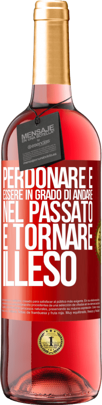 29,95 € Spedizione Gratuita | Vino rosato Edizione ROSÉ Perdonare è essere in grado di andare nel passato e tornare illeso Etichetta Rossa. Etichetta personalizzabile Vino giovane Raccogliere 2025 Tempranillo