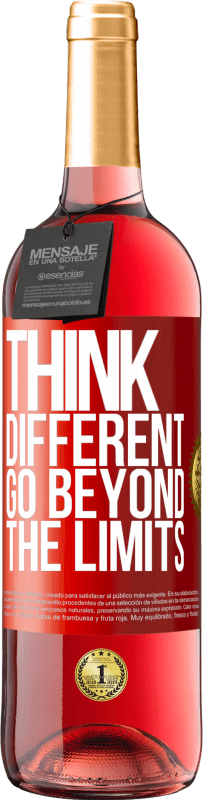 Free Shipping | Rosé Wine ROSÉ Edition Think different. Go beyond the limits Red Label. Customizable label Young wine Harvest 2023 Tempranillo