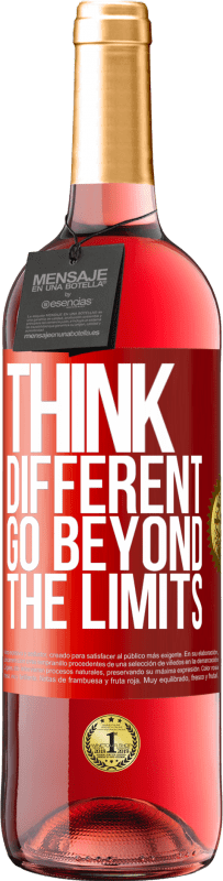 29,95 € Free Shipping | Rosé Wine ROSÉ Edition Think different. Go beyond the limits Red Label. Customizable label Young wine Harvest 2025 Tempranillo