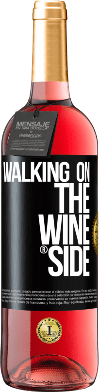 29,95 € | ロゼワイン ROSÉエディション Walking on the Wine Side® ブラックラベル. カスタマイズ可能なラベル 若いワイン 収穫 2024 Tempranillo