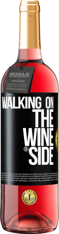 29,95 € Free Shipping | Rosé Wine ROSÉ Edition Walking on the Wine Side® Black Label. Customizable label Young wine Harvest 2025 Tempranillo
