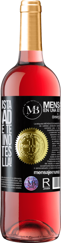 «No sé si te gusta la navidad, pero sí sé que te gusta el vino. Que disfrutes de esta botella!» Edición ROSÉ