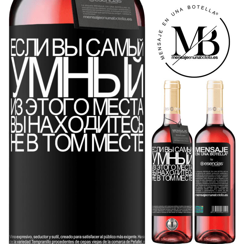 «Если вы самый умный из этого места, вы находитесь не в том месте» Издание ROSÉ