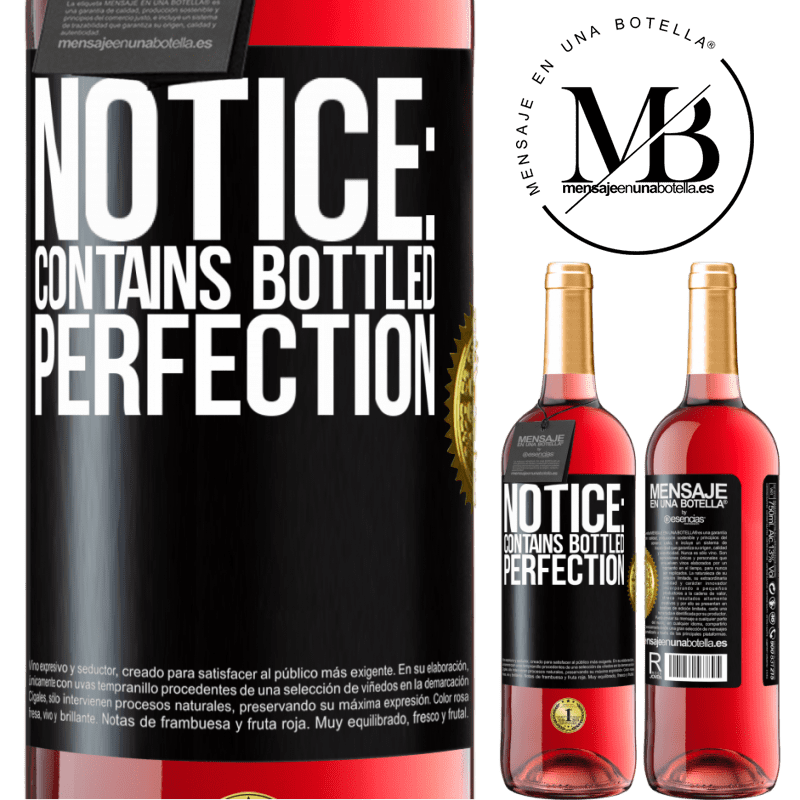 24,95 € Free Shipping | Rosé Wine ROSÉ Edition Notice: contains bottled perfection Black Label. Customizable label Young wine Harvest 2021 Tempranillo