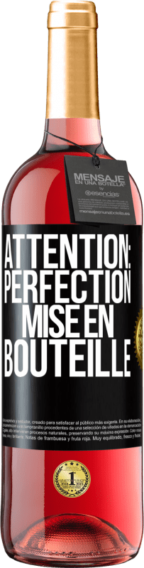 29,95 € | Vin rosé Édition ROSÉ Attention: perfection mise en bouteille Étiquette Noire. Étiquette personnalisable Vin jeune Récolte 2023 Tempranillo
