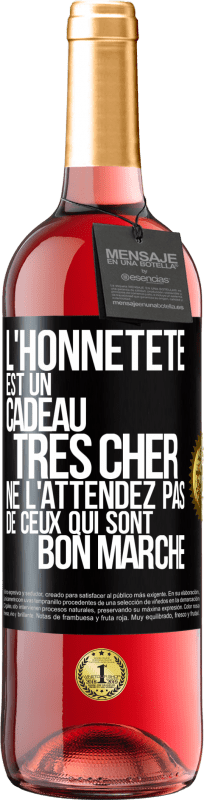 29,95 € | Vin rosé Édition ROSÉ L'honnêteté est un cadeau très cher. Ne l'attendez pas de ceux qui sont bon marché Étiquette Noire. Étiquette personnalisable Vin jeune Récolte 2024 Tempranillo