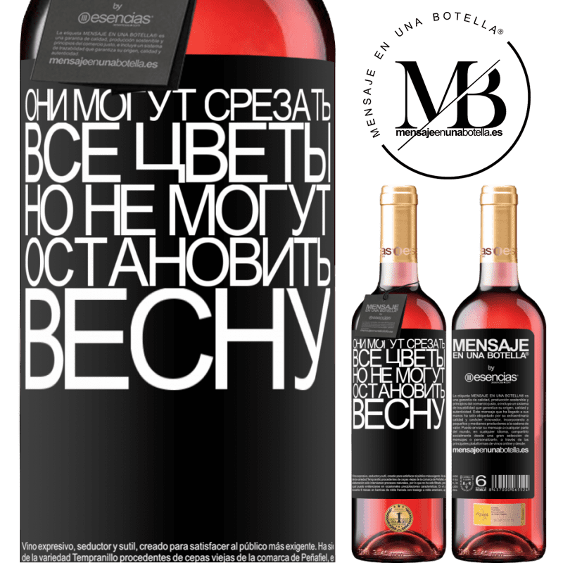 «Они могут срезать все цветы, но не могут остановить весну» Издание ROSÉ