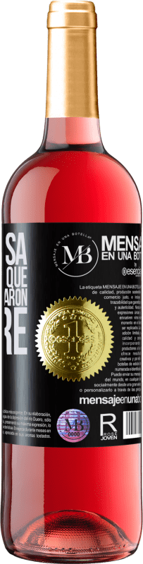 «En mi mesa comerán los que conmigo aguantaron hambre» Edición ROSÉ