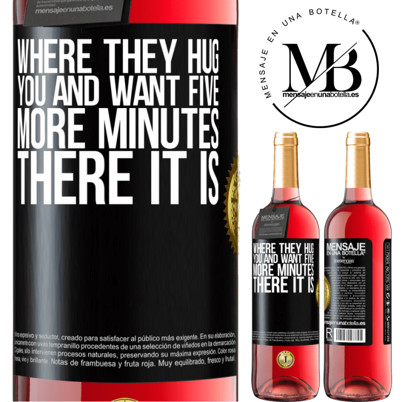 24,95 € Free Shipping | Rosé Wine ROSÉ Edition Where they hug you and want five more minutes, there it is Black Label. Customizable label Young wine Harvest 2021 Tempranillo