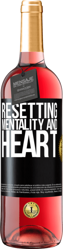 29,95 € | Rosé Wine ROSÉ Edition Resetting mentality and heart Black Label. Customizable label Young wine Harvest 2024 Tempranillo