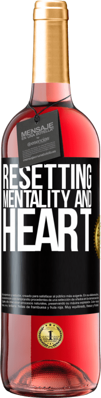29,95 € Free Shipping | Rosé Wine ROSÉ Edition Resetting mentality and heart Black Label. Customizable label Young wine Harvest 2025 Tempranillo