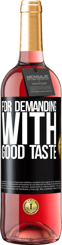 29,95 € | ロゼワイン ROSÉエディション 良い味で要求するために ブラックラベル. カスタマイズ可能なラベル 若いワイン 収穫 2023 Tempranillo