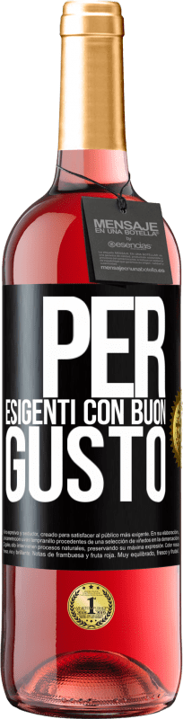 29,95 € | Vino rosato Edizione ROSÉ Per esigenti con buon gusto Etichetta Nera. Etichetta personalizzabile Vino giovane Raccogliere 2023 Tempranillo