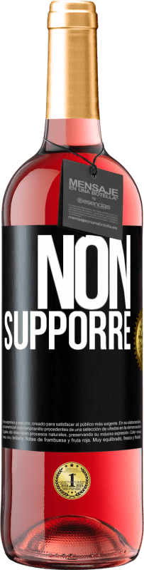 29,95 € | Vino rosato Edizione ROSÉ Non supporre Etichetta Nera. Etichetta personalizzabile Vino giovane Raccogliere 2023 Tempranillo