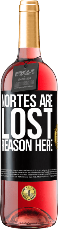 29,95 € 免费送货 | 桃红葡萄酒 ROSÉ版 Nortes迷路了。原因在这里 黑标. 可自定义的标签 青年酒 收成 2025 Tempranillo
