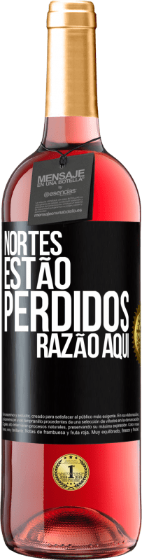 29,95 € | Vinho rosé Edição ROSÉ Nortes estão perdidos. Razão aqui Etiqueta Preta. Etiqueta personalizável Vinho jovem Colheita 2024 Tempranillo