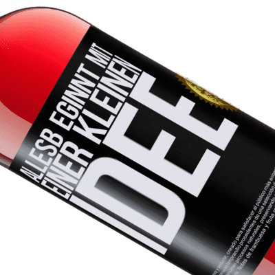 Einzigartige und Persönliche Ausdrücke. «Alles beginnt mit einer kleinen Idee» ROSÉ Ausgabe