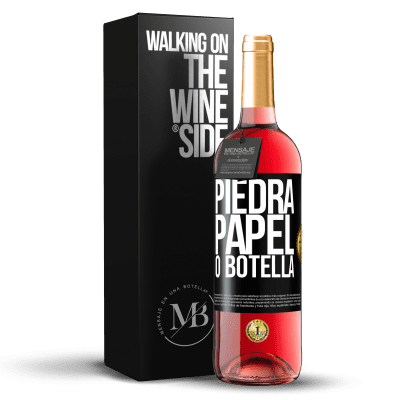 «Piedra, papel o botella» Edición ROSÉ